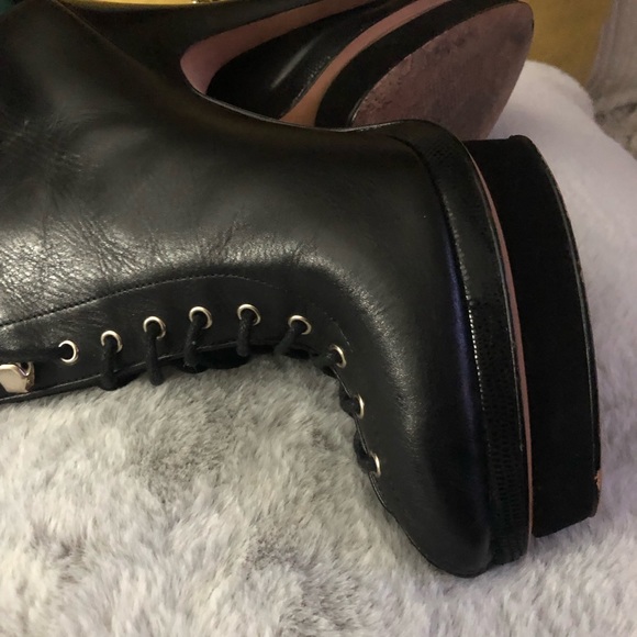 ❤️🔥SEXY❤️🔥Ann Taylor Aixa All Leather Lace-up Platform Booties!❤️🔥✨ - Picture 8 of 11